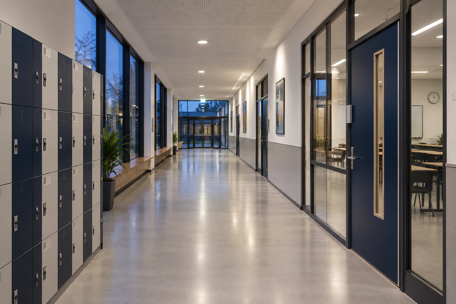Schone schoolgang